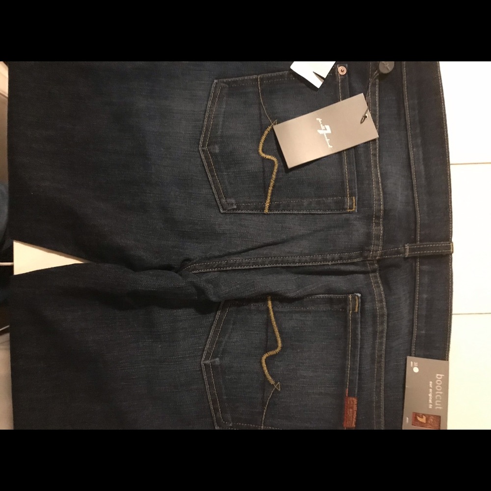 Brand New-Classic seven bootcut jean.